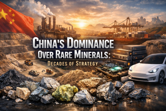 هيمنة الصين على المعادن النادرة نتيجة عقود من الاستراتيجية